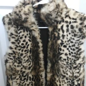 Adrienne Landau Cheetah Vest
